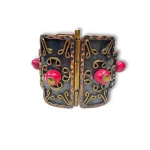 Casa Maya Mexico Copper Hinge Bangle